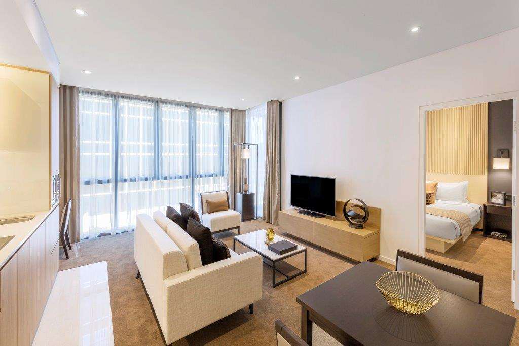Skye Suites Сідней Номер фото A living room at the hotel